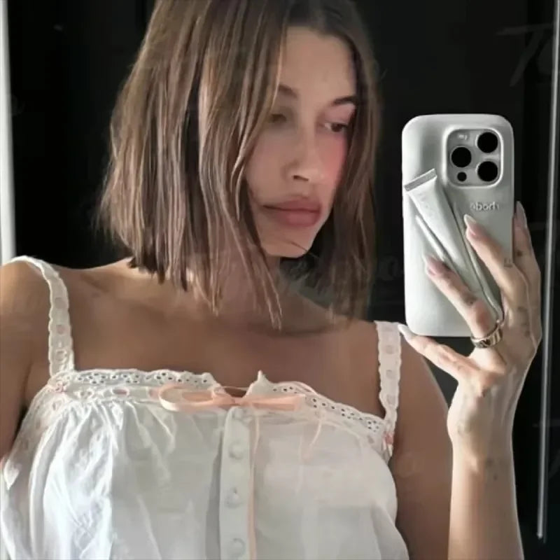 Capinha iPhone Lip Holder – Orange Edição Outono