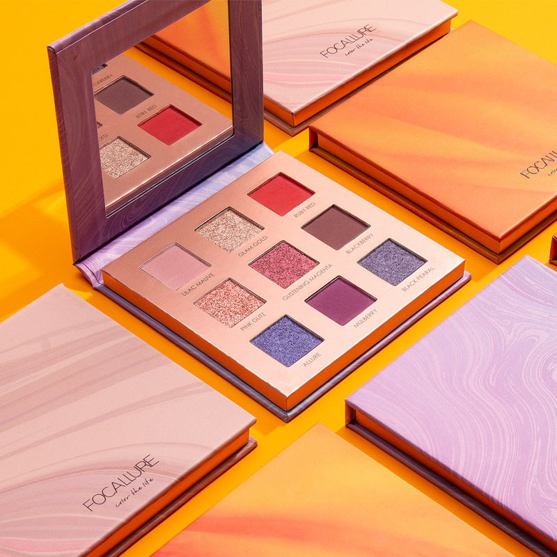 FOCALLURE Paleta de sombras Charming 9 Cores