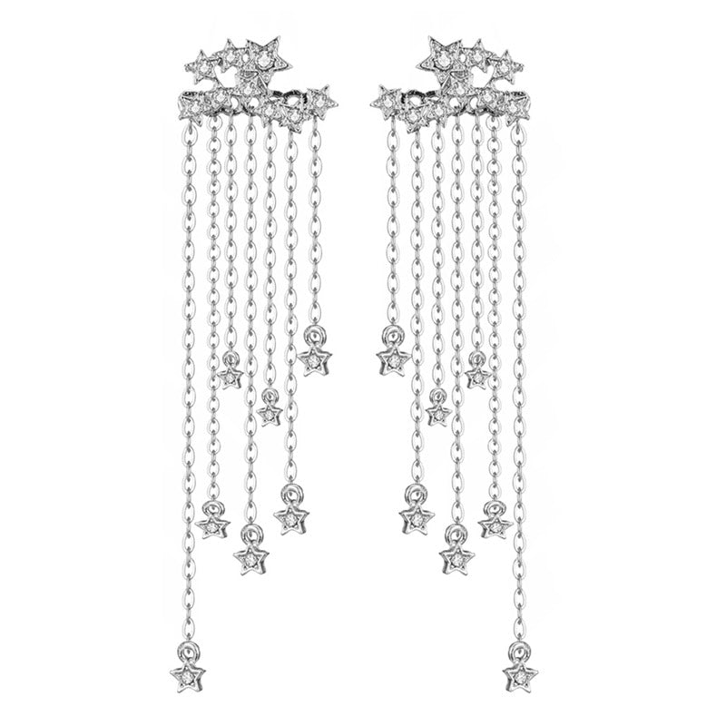 Brinco Constelação em Cores Dourado e Prata