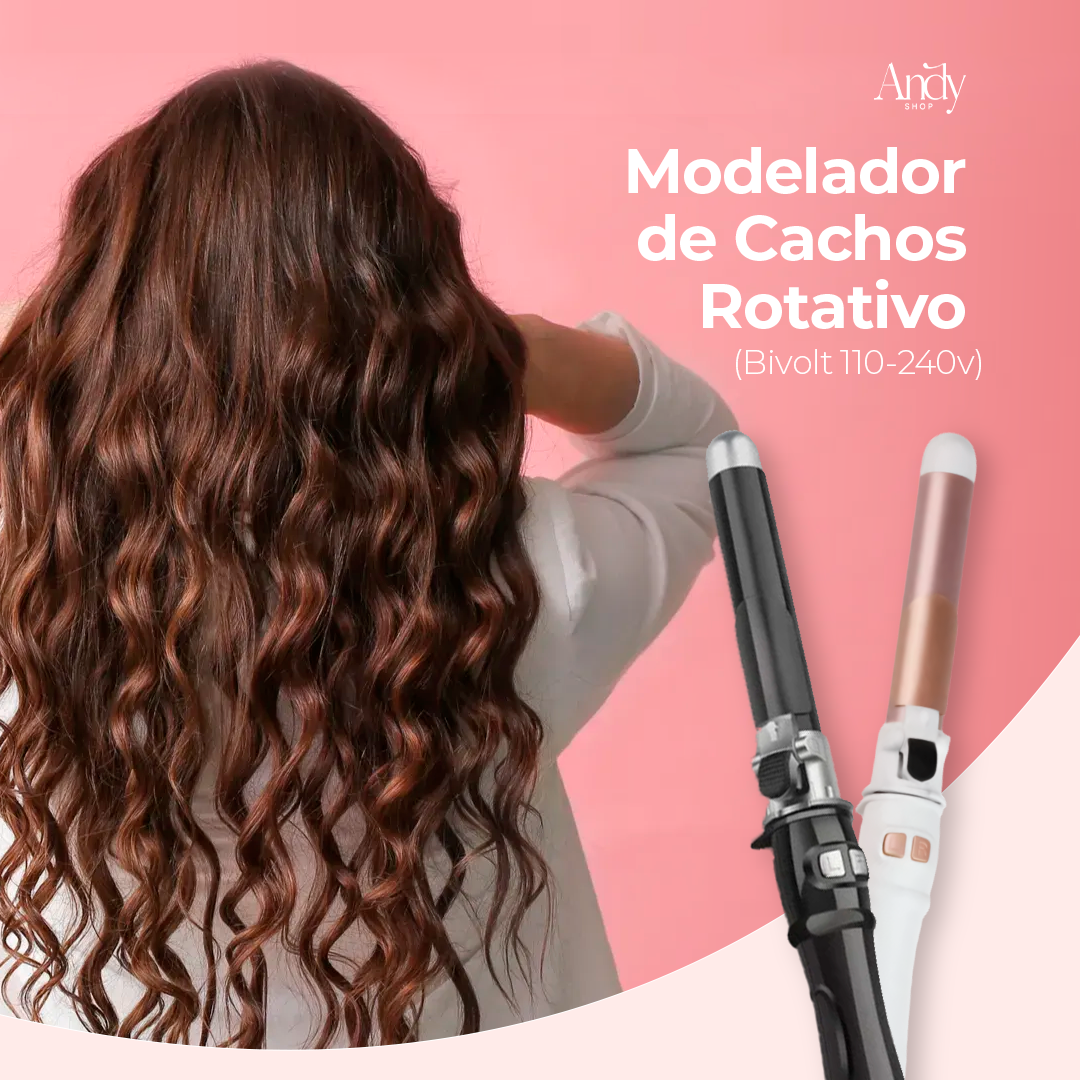Modelador de Cachos Rotativo (Bivolt 110-240v)