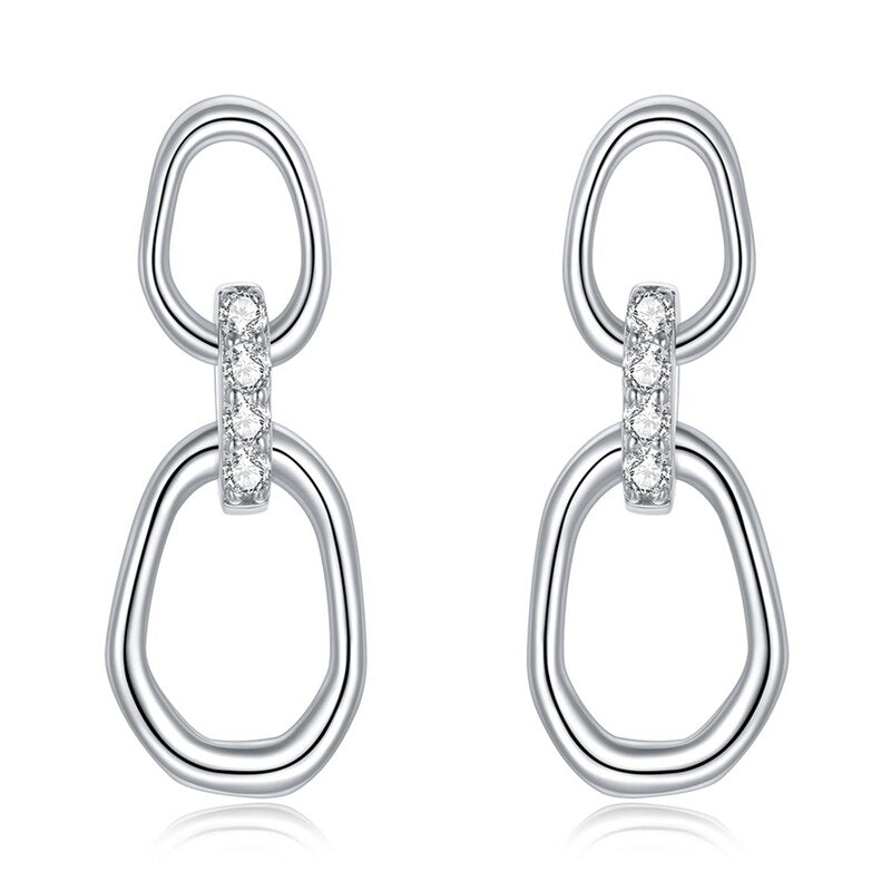 Conjunto Fivelas Geométricas em Prata 925