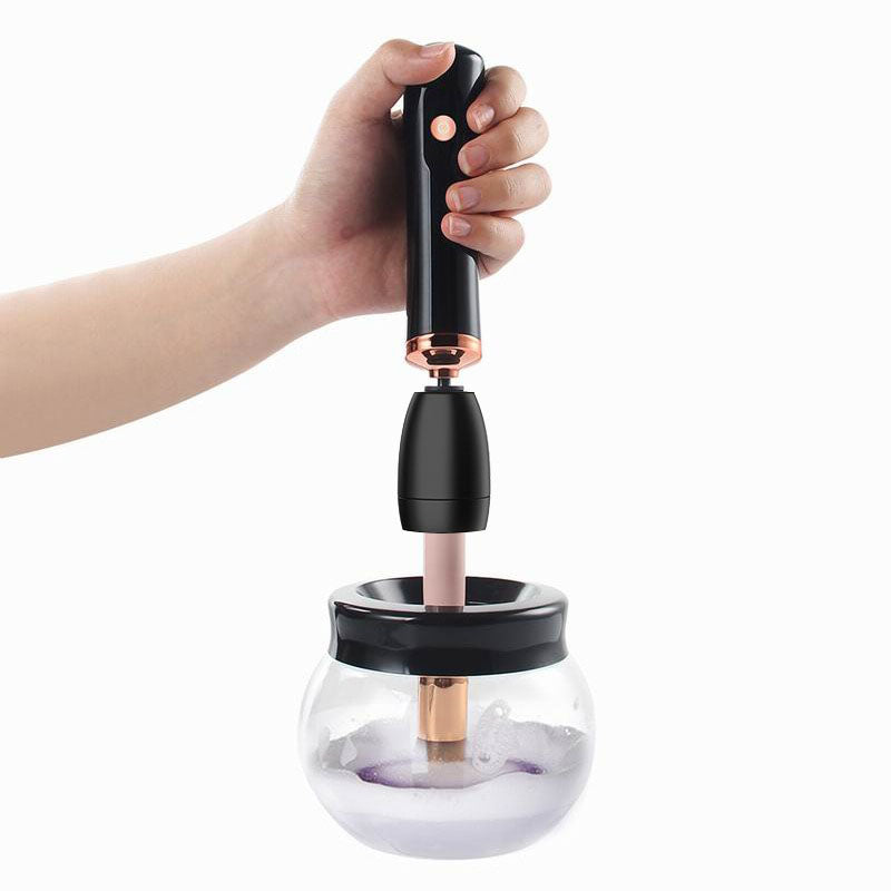 Brush Cleaner - Limpador De Pincéis Elétrico Limpa e Seca (recarregável)