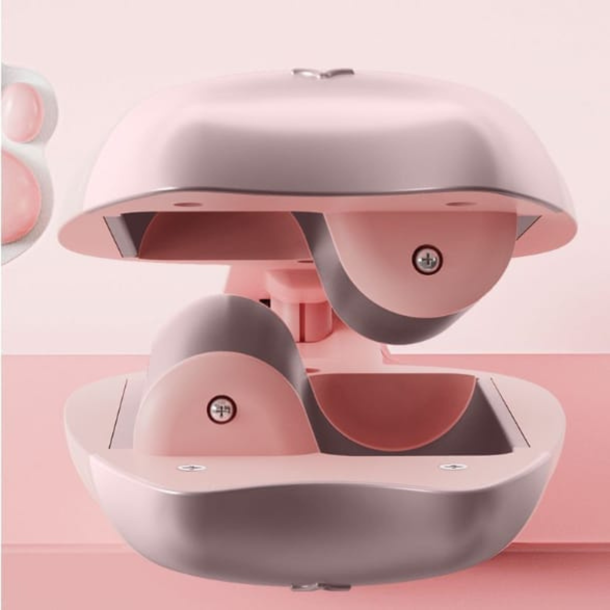 Modelador de cachos triondas com Cerâmica Profissional Duplo 32mm Bivolt