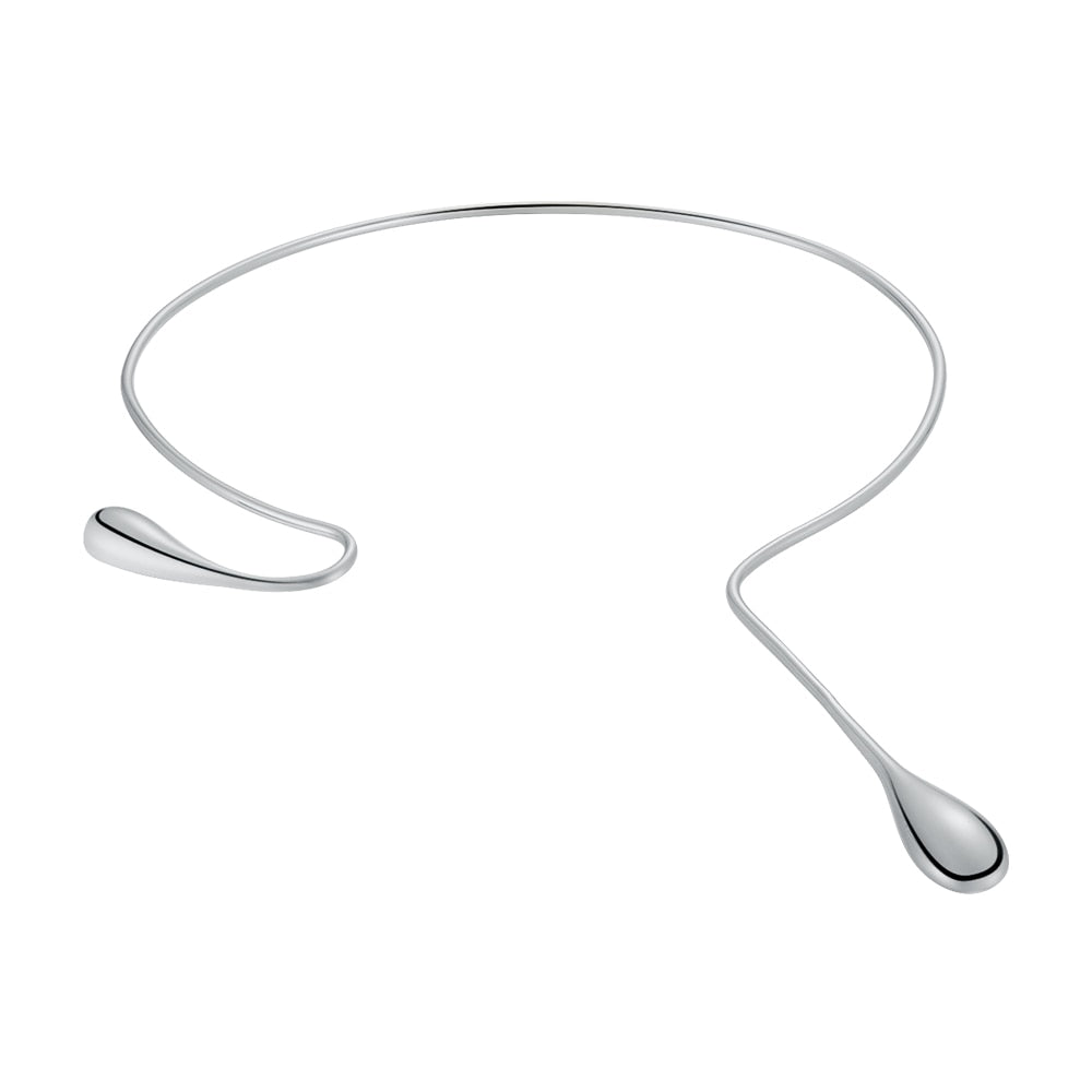 Choker Gota D'água Banhado a Ouro 18K