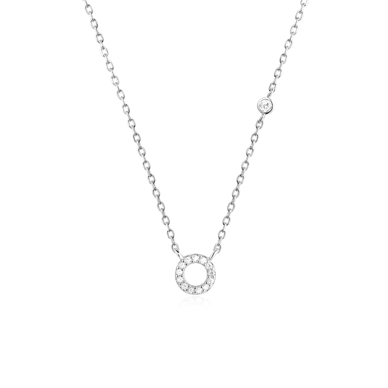 Colar Letra em Prata 925