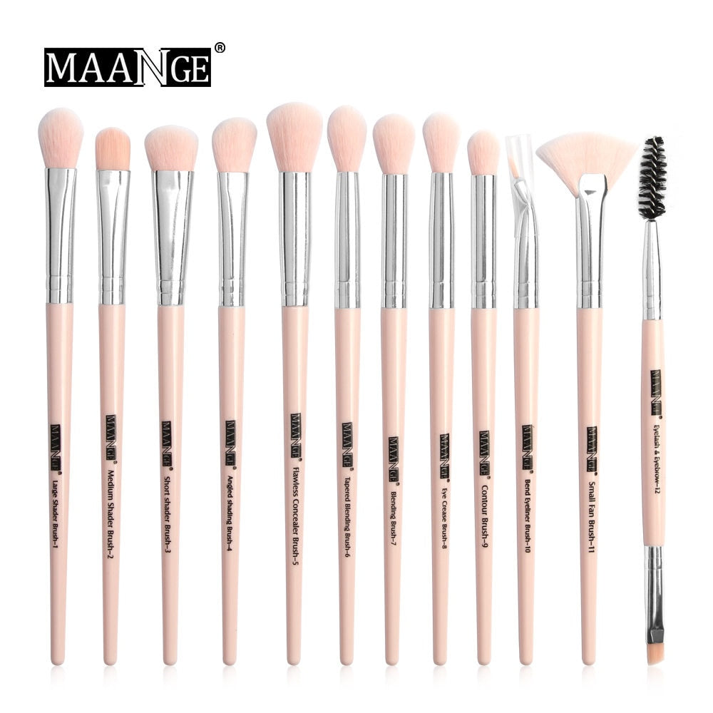 MAANGE Pro 12 peças Kit de pinceis
