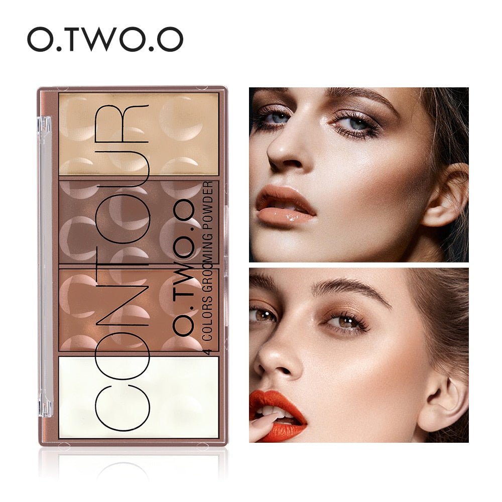 O.TWO.O Paleta de contorno 4 cores A prova d'água