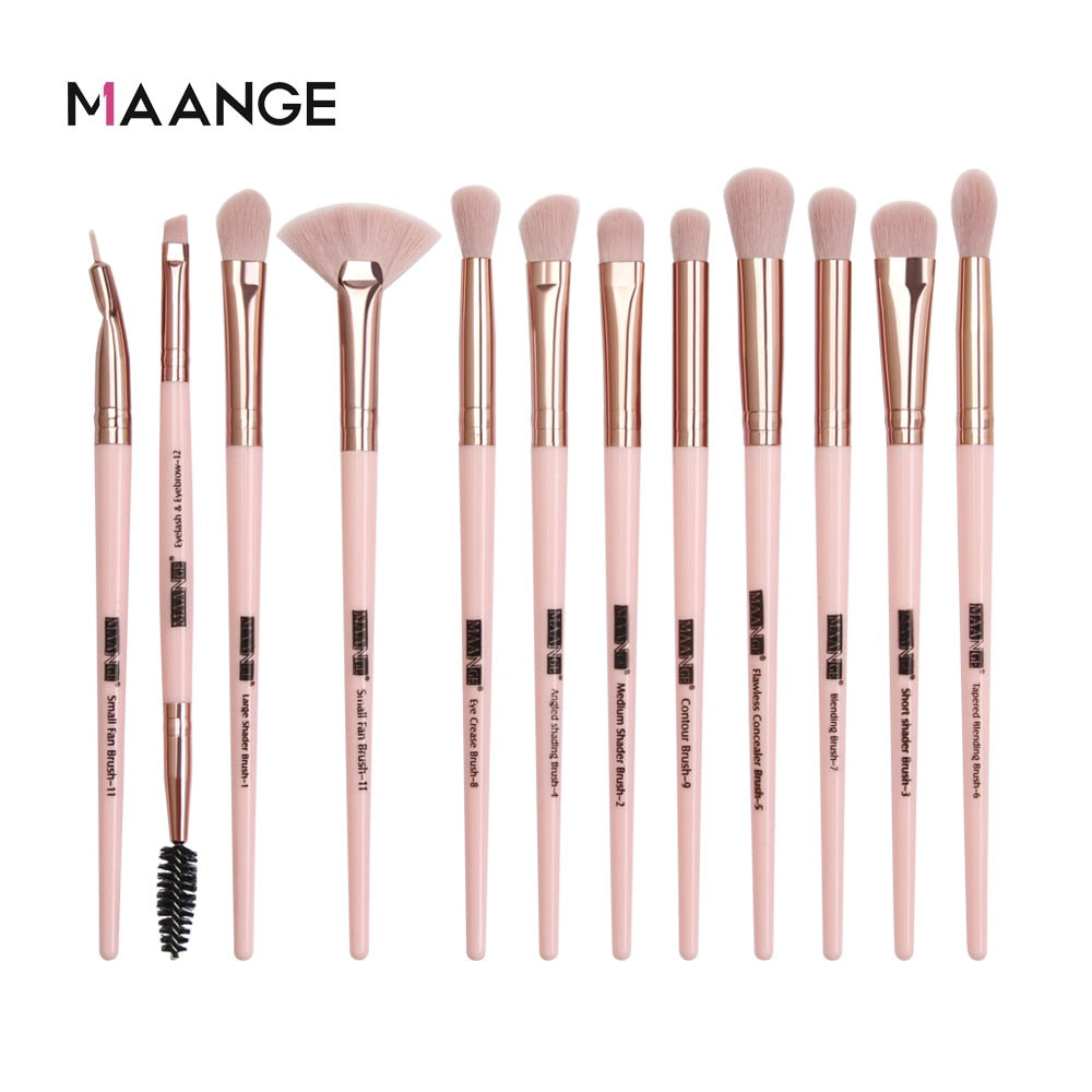 MAANGE Pro 12 peças Kit de pinceis