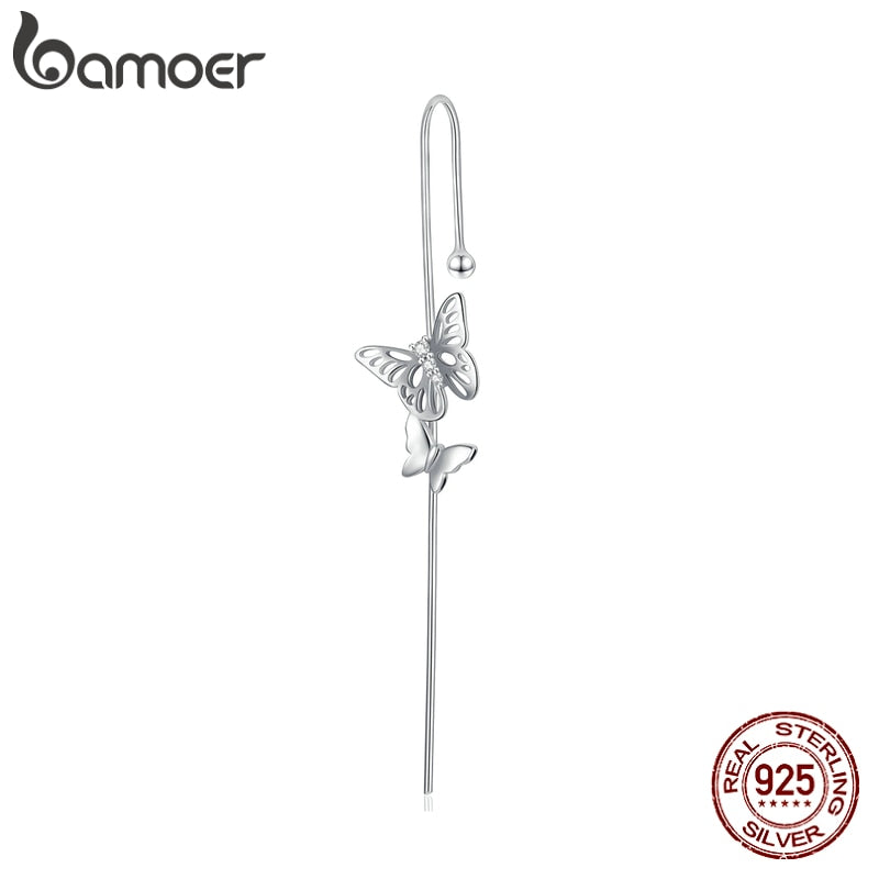 Transversal Butterfly Prata 925