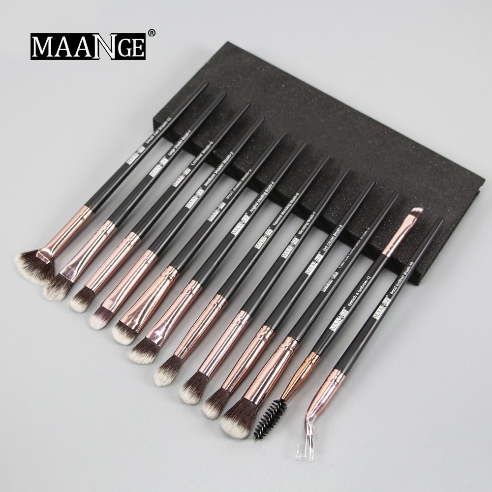 MAANGE Pro 12 peças Kit de pinceis