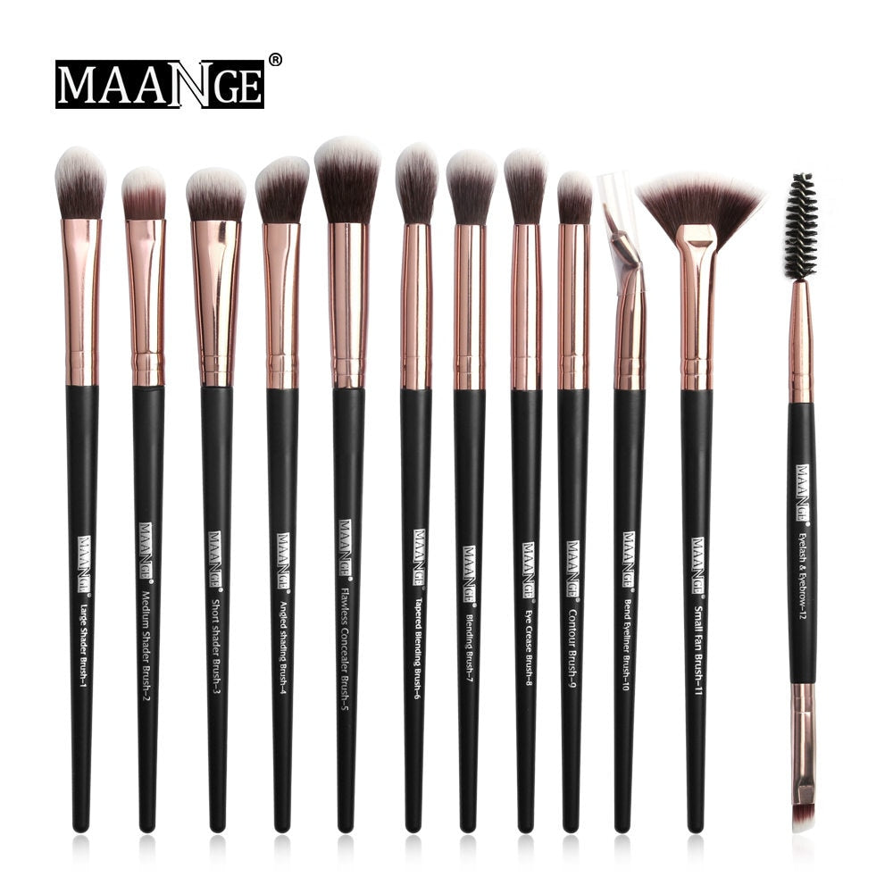 MAANGE Pro 12 peças Kit de pinceis