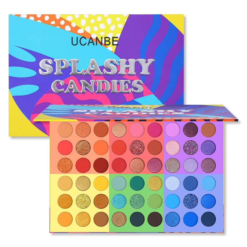 Paleta 6 em 1 Splashy Candies 54 Cores