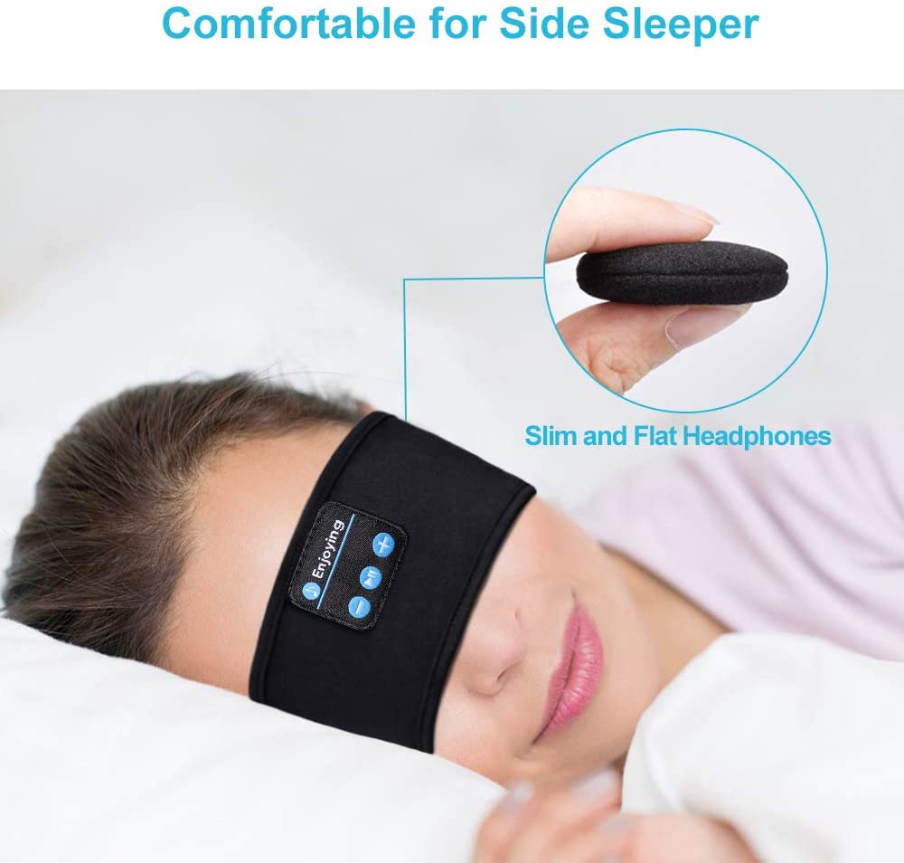 Máscara para dormir com fone de ouvido Bluetooth