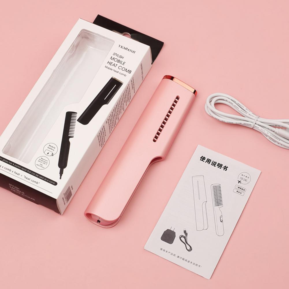 Pente Quente Elétrico Alisador Para Cabelos